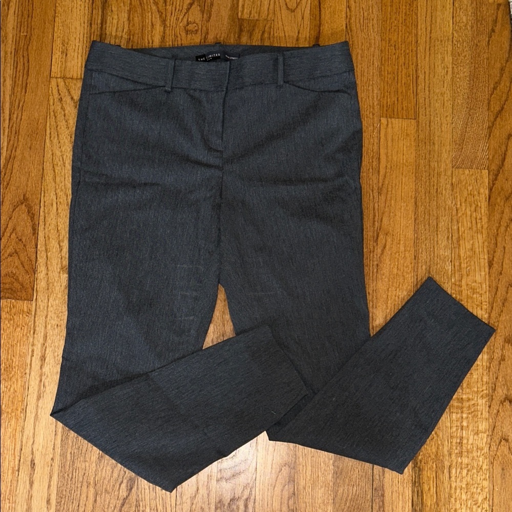 The Limited Women Ideal Stretch Charcoal Grey Dress Pants size 8